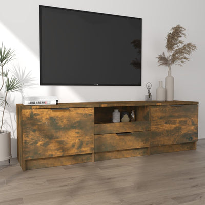 TV-taso savutammi 140x35x40 cm tekninen puu