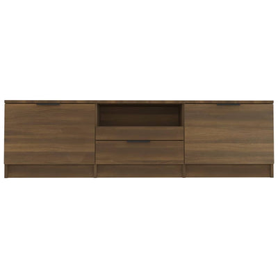 TV-taso ruskea tammi 140x35x40 cm tekninen puu