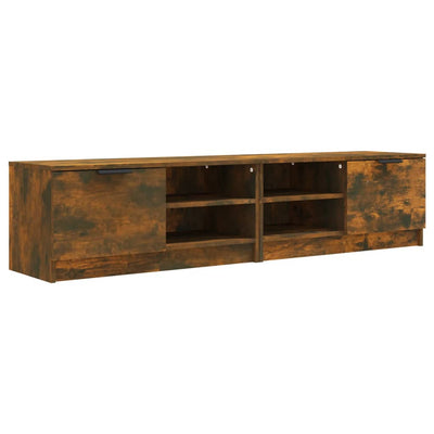Yöpöydät 2 kpl savutammi 80x35x36,5 cm tekninen puu