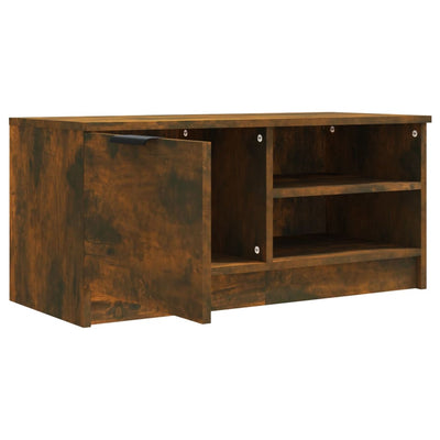 Yöpöydät 2 kpl savutammi 80x35x36,5 cm tekninen puu