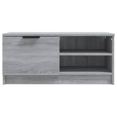 TV-taso harmaa Sonoma 80x35x36,5 cm tekninen puu