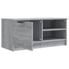 TV-taso harmaa Sonoma 80x35x36,5 cm tekninen puu