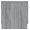 TV-taso harmaa Sonoma 80x35x36,5 cm tekninen puu