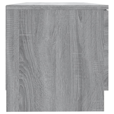 TV-taso harmaa Sonoma 80x35x36,5 cm tekninen puu