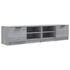 TV-tasot 2 kpl harmaa Sonoma 80x35x36,5 cm lastulevy