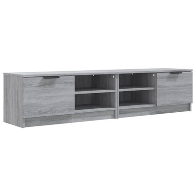 TV-tasot 2 kpl harmaa Sonoma 80x35x36,5 cm lastulevy
