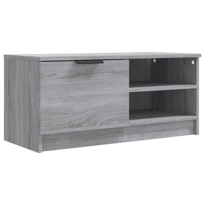 Harmaa tv-tasot Mohan 80x35x36,5cm (2 kpl lastulevy)