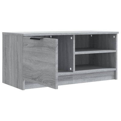 TV-tasot 2 kpl harmaa Sonoma 80x35x36,5 cm lastulevy