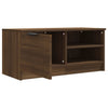 TV-tasot 2 kpl ruskea tammi 80x35x36,5 cm tekninen puu