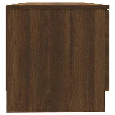 TV-tasot 2 kpl ruskea tammi 80x35x36,5 cm tekninen puu