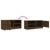 TV-tasot 2 kpl ruskea tammi 80x35x36,5 cm tekninen puu