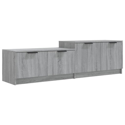 TV-taso harmaa Sonoma 158,5x36x45 cm tekninen puu