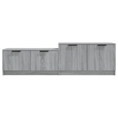 TV-taso harmaa Sonoma 158,5x36x45 cm tekninen puu