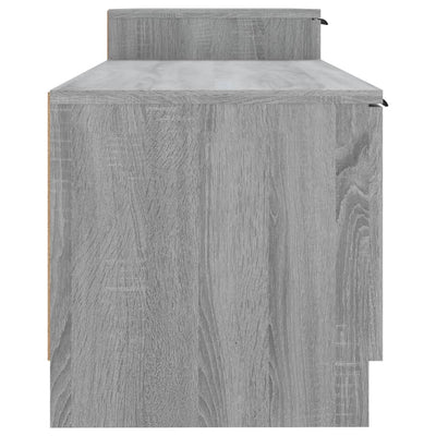 TV-taso harmaa Sonoma 158,5x36x45 cm tekninen puu