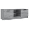 TV-taso harmaa Sonoma 102x35x36,5 cm tekninen puu