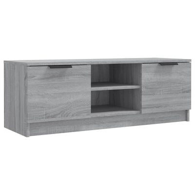 TV-taso harmaa Sonoma 102x35x36,5 cm tekninen puu