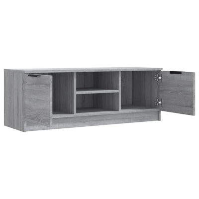 TV-taso harmaa Sonoma 102x35x36,5 cm tekninen puu