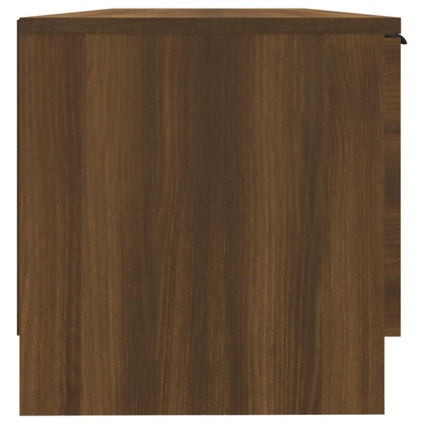 TV-taso ruskea tammi 102x35x36,5 cm tekninen puu