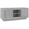 TV-taso harmaa Sonoma 102x35x45 cm tekninen puu