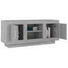TV-taso harmaa Sonoma 102x35x45 cm tekninen puu