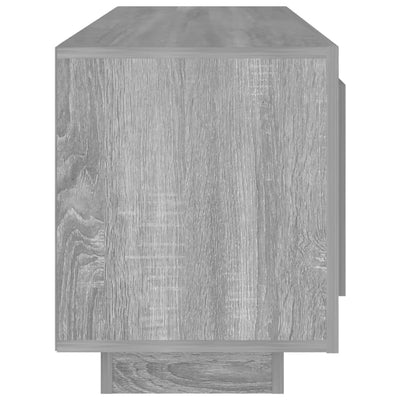 TV-taso harmaa Sonoma 102x35x45 cm tekninen puu