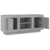 TV-taso harmaa Sonoma 102x35x45 cm tekninen puu