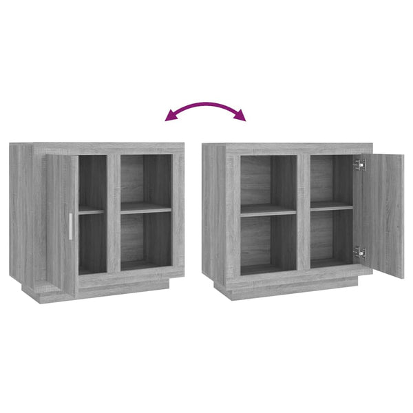 Harmaa senkki Verica 80x40x75cm (sonoma)