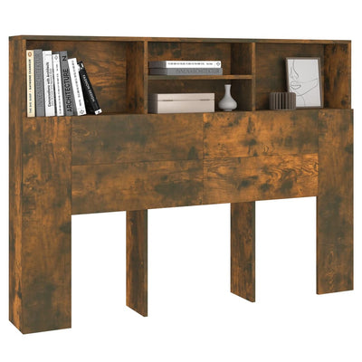 Savutammi sängynpääty säilytystilalla Haig 140x19x103,5cm