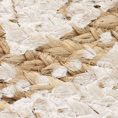 Matto kuvioitu punottu juutti Sampronius 210cm (pyöreä)