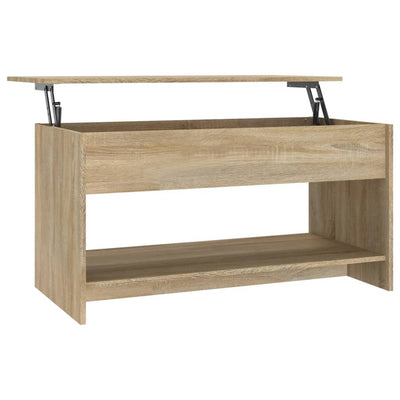 Sohvapöytä Sonoma-tammi 102x50x52,5 cm tekninen puu