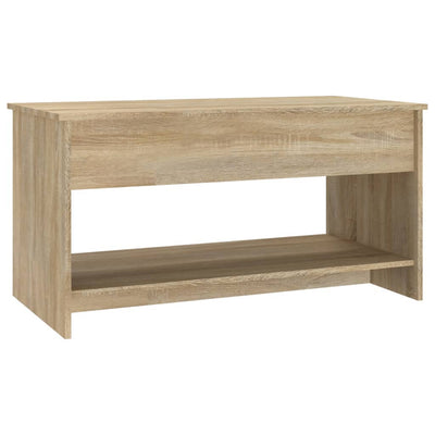 Sohvapöytä Sonoma-tammi 102x50x52,5 cm tekninen puu