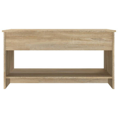Sohvapöytä Sonoma-tammi 102x50x52,5 cm tekninen puu
