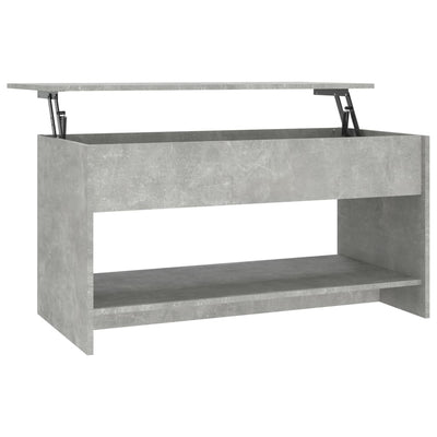 Sohvapöytä betoninharmaa 102x50x52,5 cm tekninen puu