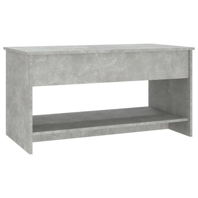 Sohvapöytä betoninharmaa 102x50x52,5 cm tekninen puu