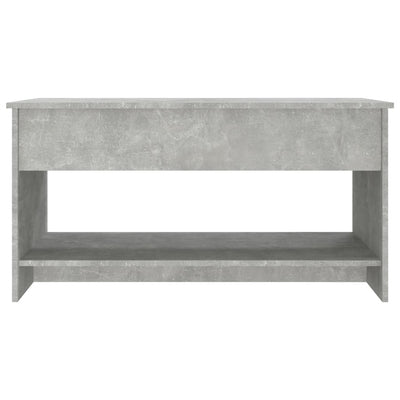 Sohvapöytä betoninharmaa 102x50x52,5 cm tekninen puu