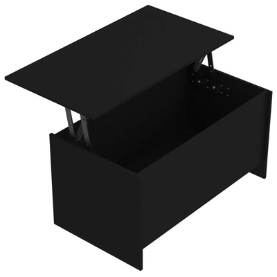 Sohvapöytä musta 102x55,5x52,5 cm tekninen puu