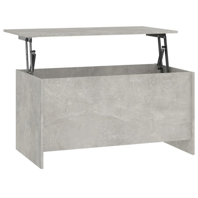 Sohvapöytä betoninharmaa 102x55,5x52,5 cm tekninen puu