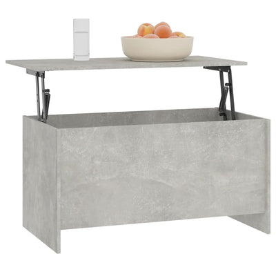 Sohvapöytä betoninharmaa 102x55,5x52,5 cm tekninen puu