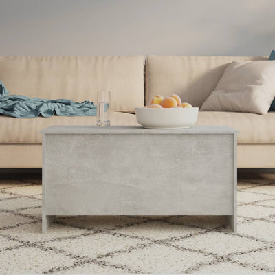 Sohvapöytä betoninharmaa 102x55,5x52,5 cm tekninen puu
