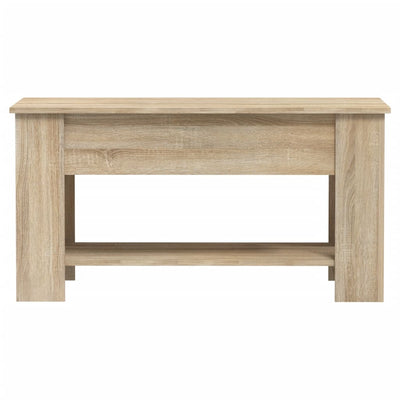 Sohvapöytä Sonoma-tammi 101x49x52 cm tekninen puu