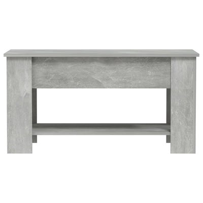 Sohvapöytä betoninharmaa 101x49x52 cm tekninen puu