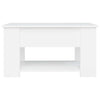 Valkoinen sohvapöytä Metilina 79x49x41cm (puinen)