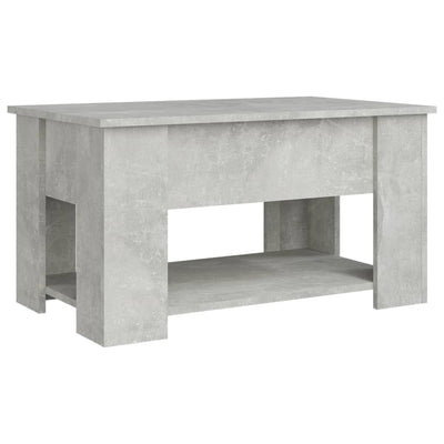 Sohvapöytä betoninharmaa 79x49x41 cm tekninen puu