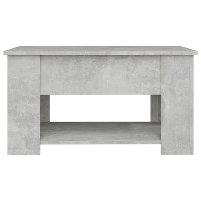 Sohvapöytä betoninharmaa 79x49x41 cm tekninen puu
