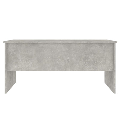 Sohvapöytä betoninharmaa 102x50,5x46,5 cm tekninen puu