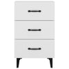 Valkoinen yöpöytä Saiste 40x40x66cm (puinen)