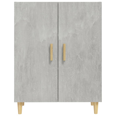 Senkki betoninharmaa 70x34x90 cm tekninen puu