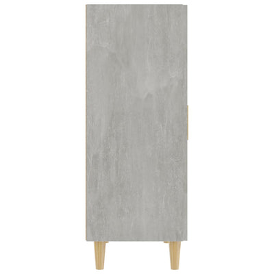 Senkki betoninharmaa 70x34x90 cm tekninen puu