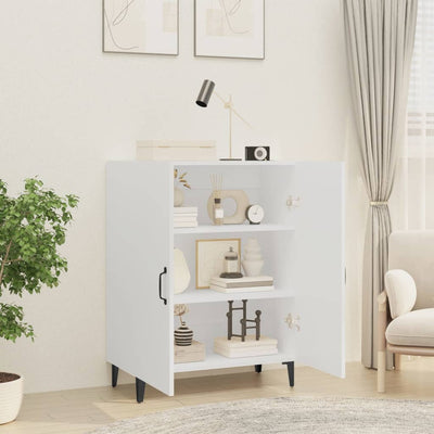 Valkoinen senkki Costinella 70x34x90cm (puinen)