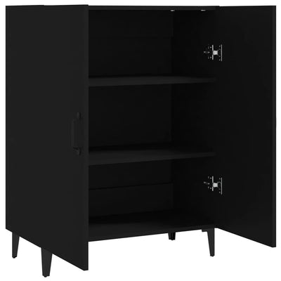 Senkki musta 70x34x90 cm tekninen puu